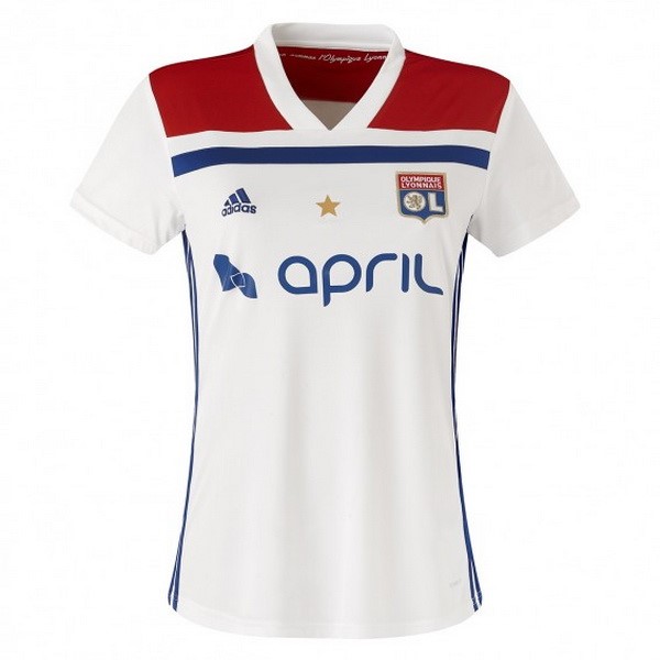 Camiseta Lyon Primera equipación Mujer 2018-2019 Blanco